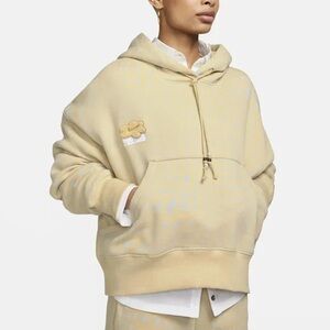 Nike Sportswear Project Uphoria Oversized Fleece Hoodie in Sail